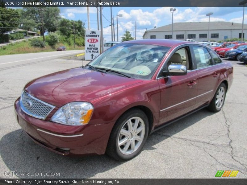 Merlot Metallic / Pebble Beige 2006 Ford Five Hundred Limited