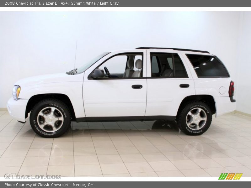 Summit White / Light Gray 2008 Chevrolet TrailBlazer LT 4x4