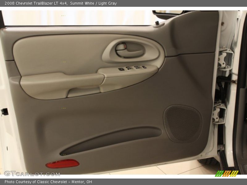 Summit White / Light Gray 2008 Chevrolet TrailBlazer LT 4x4