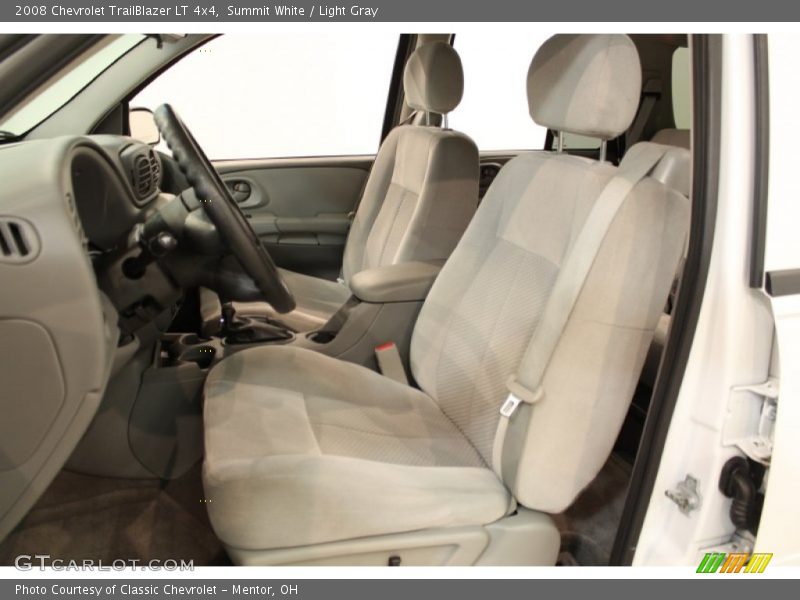 Summit White / Light Gray 2008 Chevrolet TrailBlazer LT 4x4