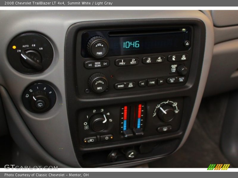 Summit White / Light Gray 2008 Chevrolet TrailBlazer LT 4x4