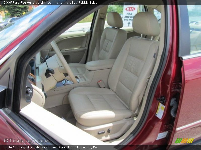 Merlot Metallic / Pebble Beige 2006 Ford Five Hundred Limited