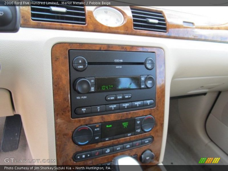 Audio System of 2006 Five Hundred Limited