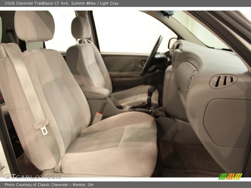 Summit White / Light Gray 2008 Chevrolet TrailBlazer LT 4x4