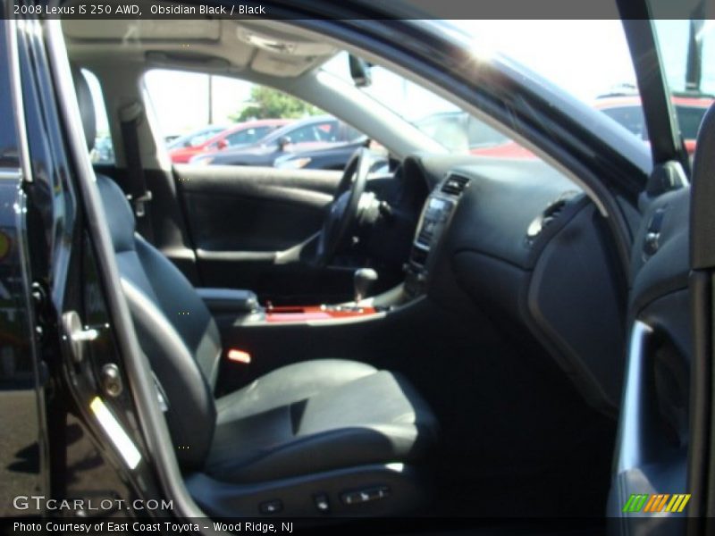 Obsidian Black / Black 2008 Lexus IS 250 AWD