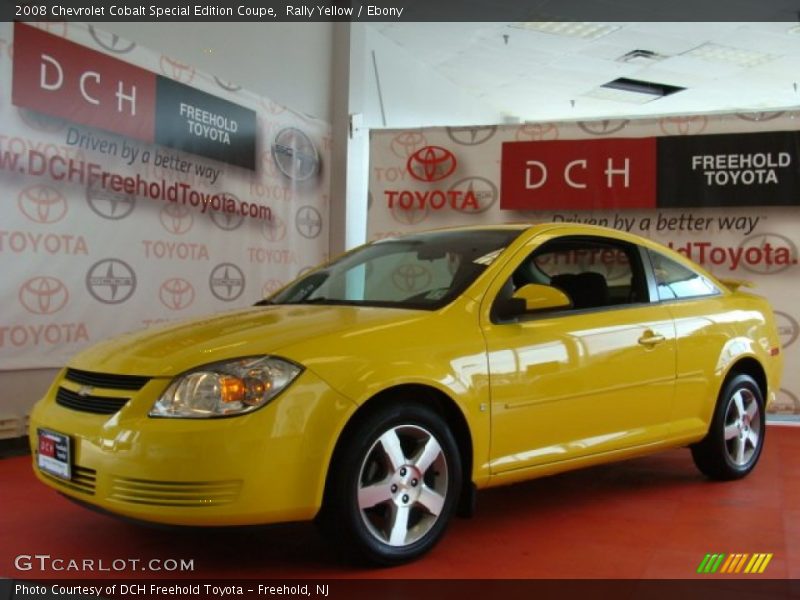 Rally Yellow / Ebony 2008 Chevrolet Cobalt Special Edition Coupe