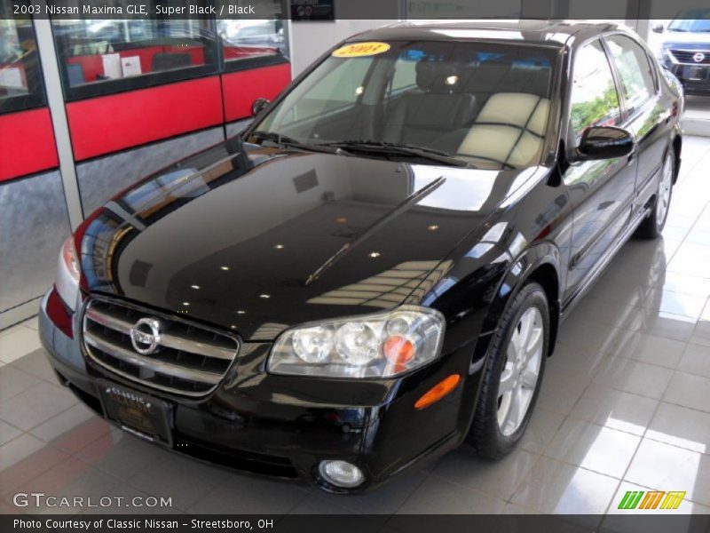 Super Black / Black 2003 Nissan Maxima GLE