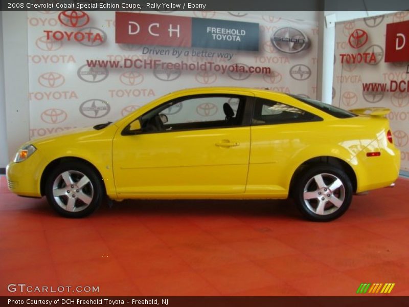 Rally Yellow / Ebony 2008 Chevrolet Cobalt Special Edition Coupe