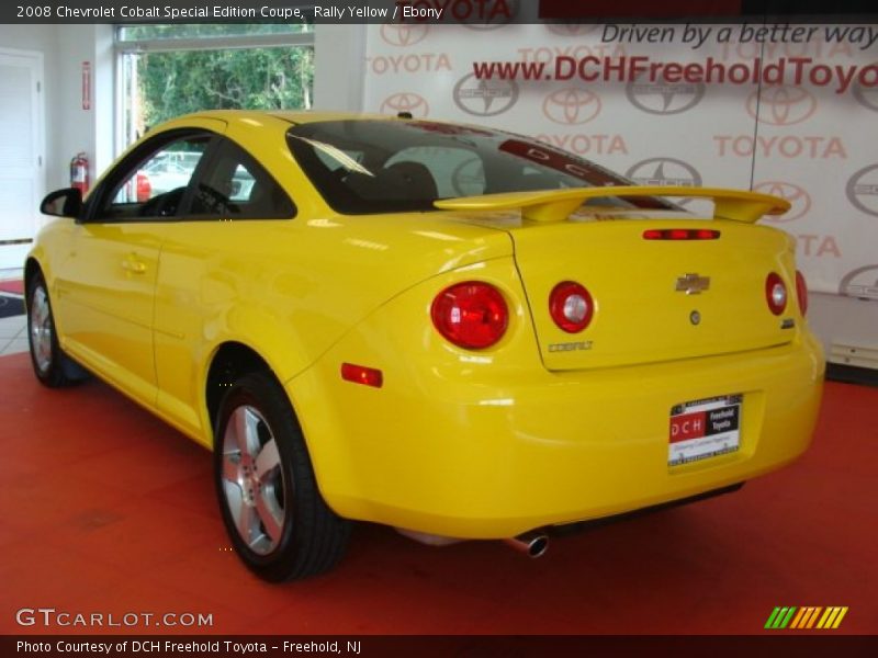 Rally Yellow / Ebony 2008 Chevrolet Cobalt Special Edition Coupe