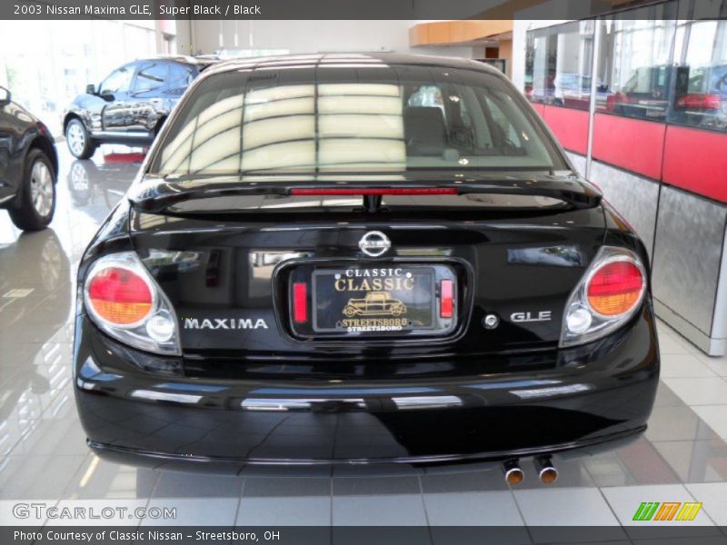 Super Black / Black 2003 Nissan Maxima GLE