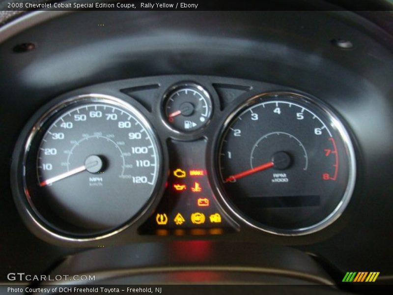 Rally Yellow / Ebony 2008 Chevrolet Cobalt Special Edition Coupe