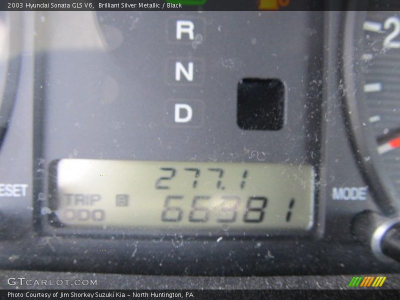 Brilliant Silver Metallic / Black 2003 Hyundai Sonata GLS V6