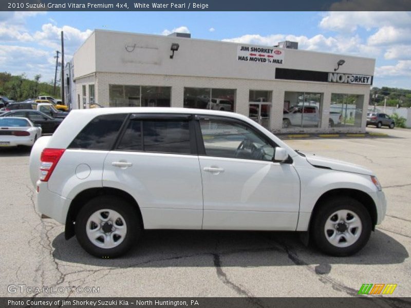 White Water Pearl / Beige 2010 Suzuki Grand Vitara Premium 4x4