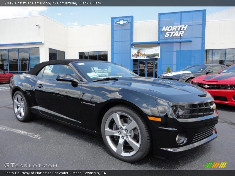 Black / Black 2012 Chevrolet Camaro SS/RS Convertible
