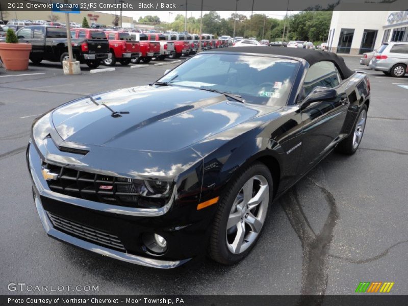 Front 3/4 View of 2012 Camaro SS/RS Convertible