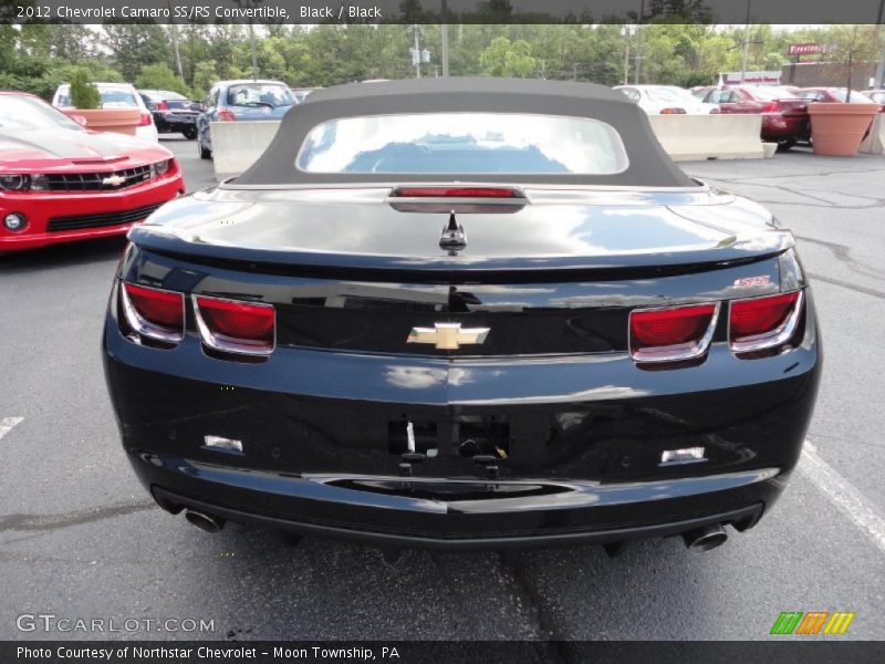 Black / Black 2012 Chevrolet Camaro SS/RS Convertible