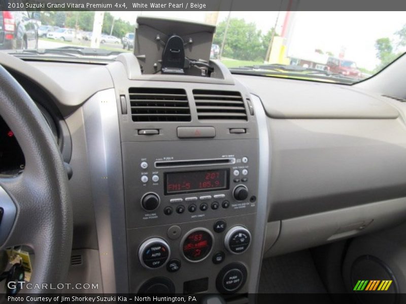 White Water Pearl / Beige 2010 Suzuki Grand Vitara Premium 4x4