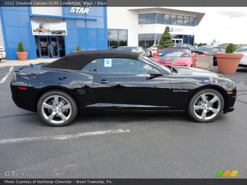 Black / Black 2012 Chevrolet Camaro SS/RS Convertible