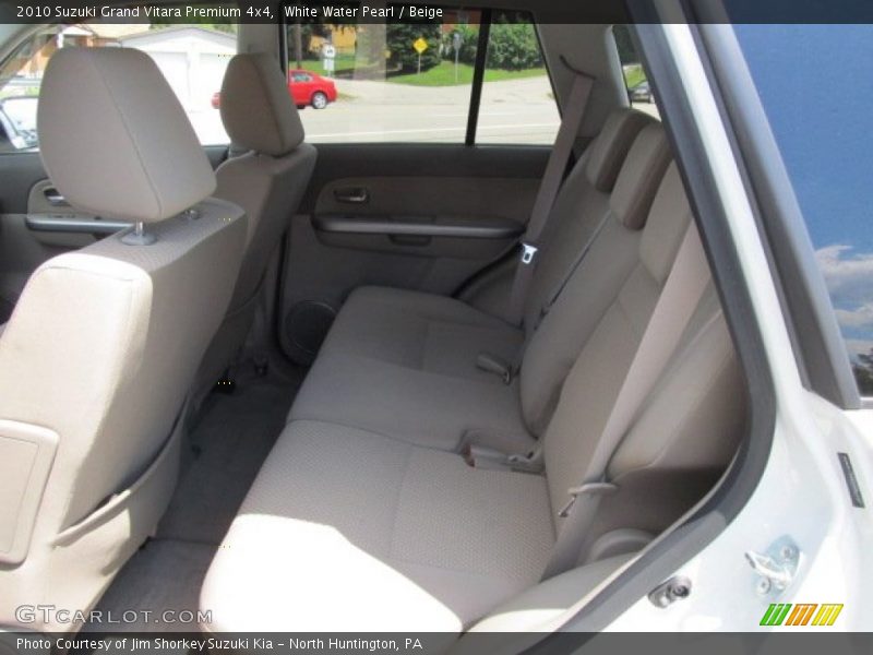 White Water Pearl / Beige 2010 Suzuki Grand Vitara Premium 4x4