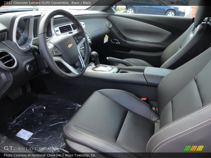  2012 Camaro SS/RS Convertible Black Interior