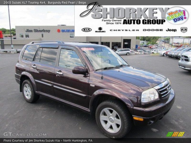 Burgundy Red Pearl / Beige 2003 Suzuki XL7 Touring 4x4