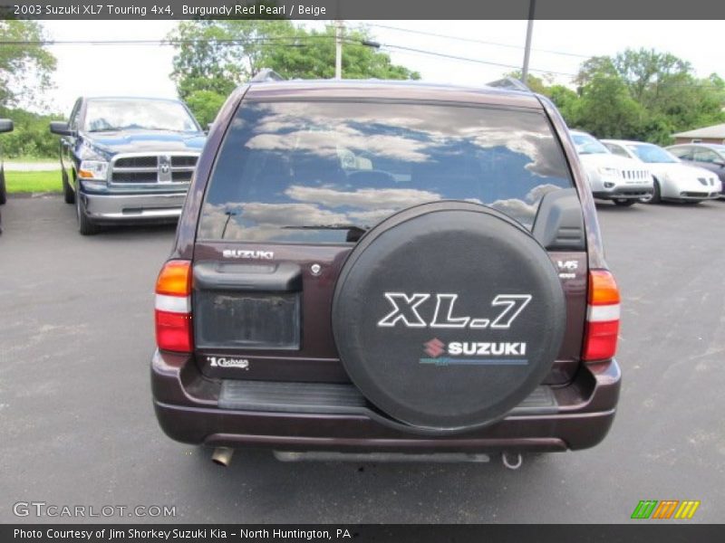 Burgundy Red Pearl / Beige 2003 Suzuki XL7 Touring 4x4