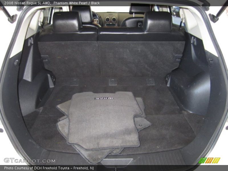 Phantom White Pearl / Black 2008 Nissan Rogue SL AWD