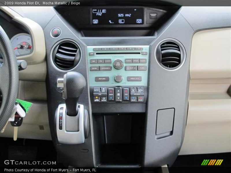 Controls of 2009 Pilot EX