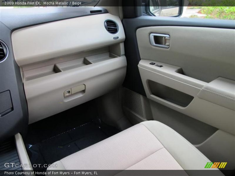 Mocha Metallic / Beige 2009 Honda Pilot EX