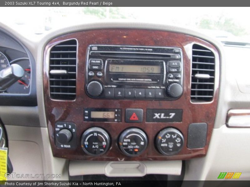 Burgundy Red Pearl / Beige 2003 Suzuki XL7 Touring 4x4