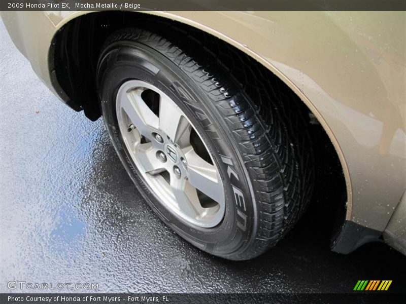 Mocha Metallic / Beige 2009 Honda Pilot EX