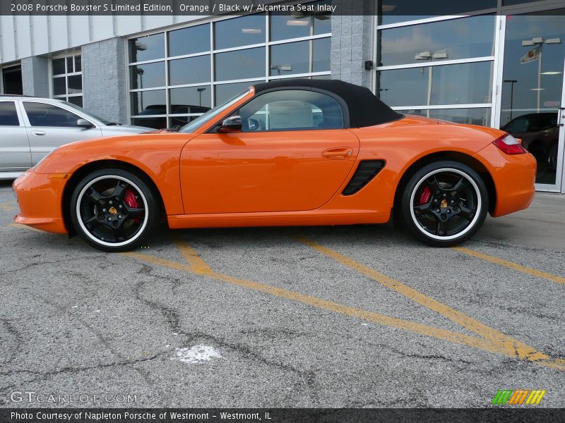 Orange / Black w/ Alcantara Seat Inlay 2008 Porsche Boxster S Limited Edition