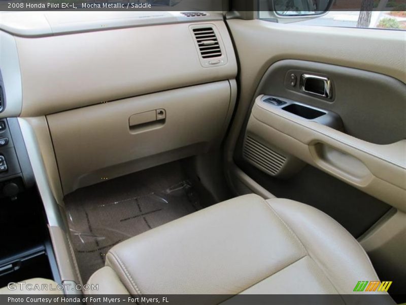 Mocha Metallic / Saddle 2008 Honda Pilot EX-L