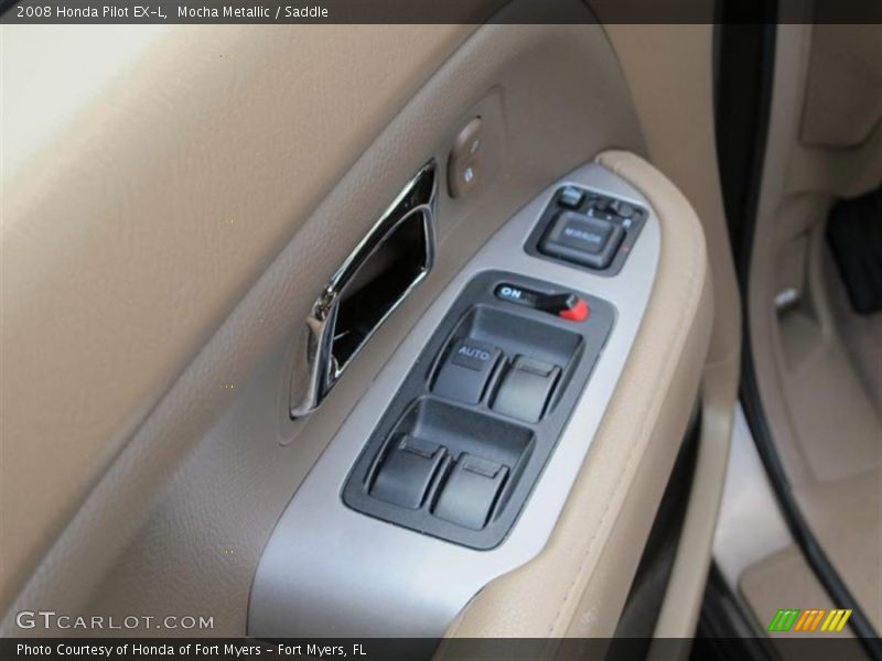Mocha Metallic / Saddle 2008 Honda Pilot EX-L