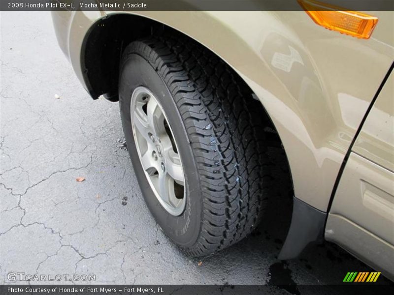 Mocha Metallic / Saddle 2008 Honda Pilot EX-L