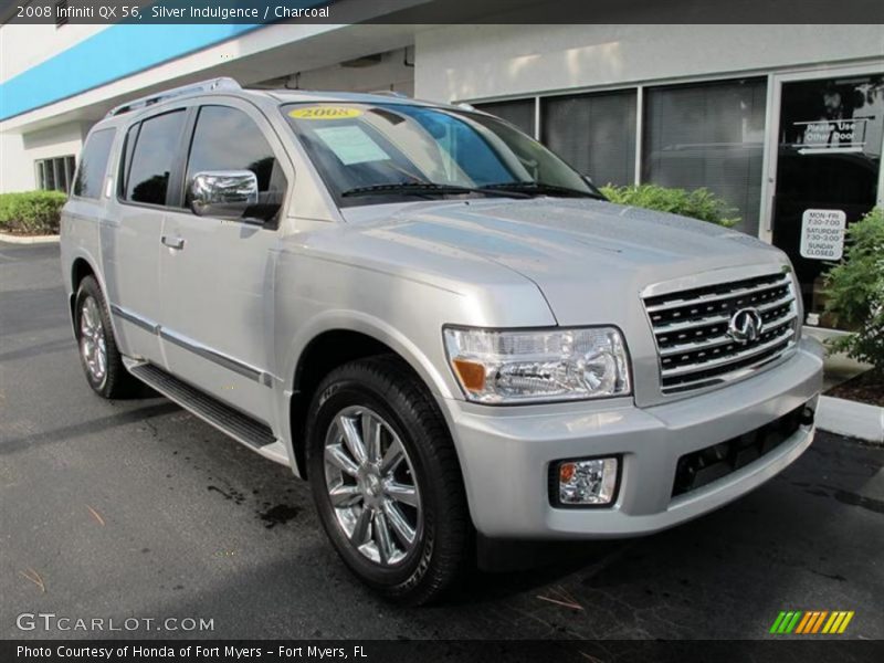 Silver Indulgence / Charcoal 2008 Infiniti QX 56
