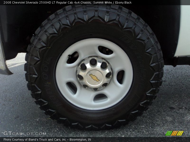 Summit White / Ebony Black 2008 Chevrolet Silverado 2500HD LT Regular Cab 4x4 Chassis