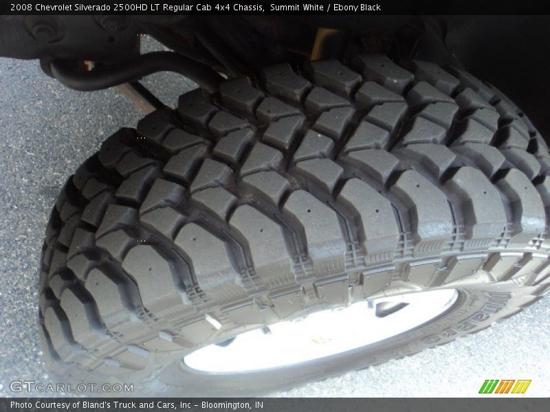 Summit White / Ebony Black 2008 Chevrolet Silverado 2500HD LT Regular Cab 4x4 Chassis