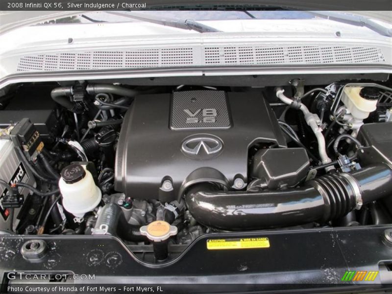 Silver Indulgence / Charcoal 2008 Infiniti QX 56
