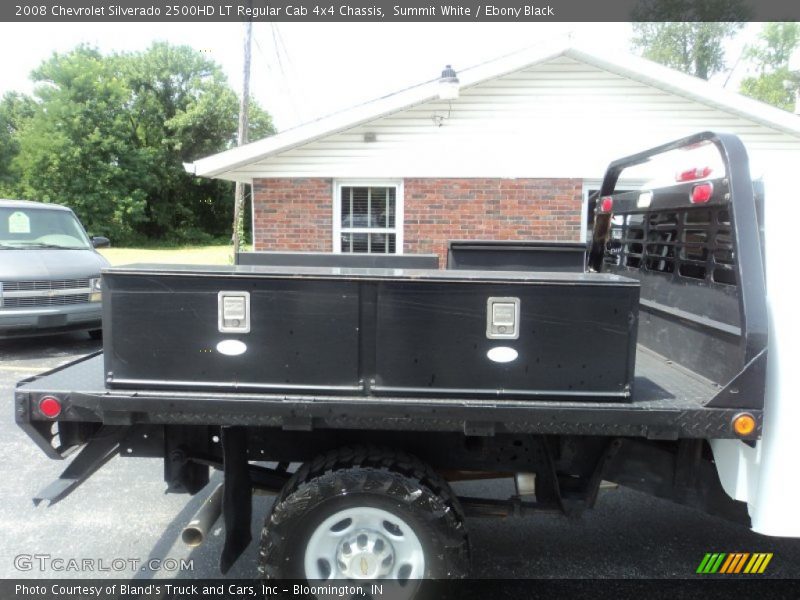 Summit White / Ebony Black 2008 Chevrolet Silverado 2500HD LT Regular Cab 4x4 Chassis