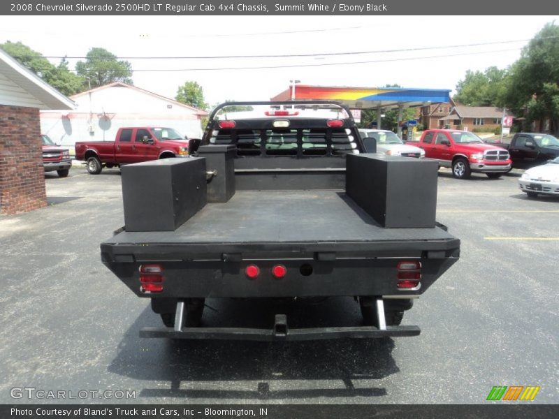 Summit White / Ebony Black 2008 Chevrolet Silverado 2500HD LT Regular Cab 4x4 Chassis