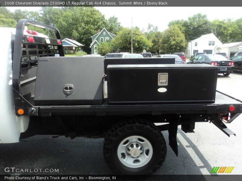 Summit White / Ebony Black 2008 Chevrolet Silverado 2500HD LT Regular Cab 4x4 Chassis