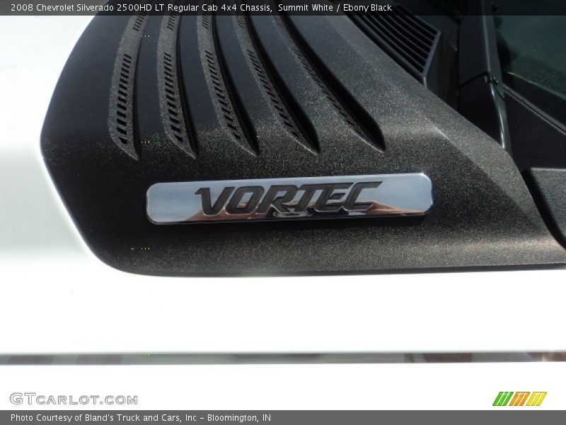 Summit White / Ebony Black 2008 Chevrolet Silverado 2500HD LT Regular Cab 4x4 Chassis