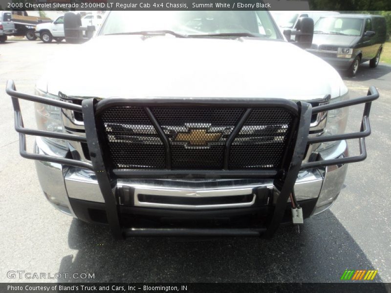 Summit White / Ebony Black 2008 Chevrolet Silverado 2500HD LT Regular Cab 4x4 Chassis
