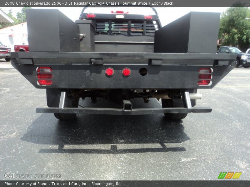 Summit White / Ebony Black 2008 Chevrolet Silverado 2500HD LT Regular Cab 4x4 Chassis