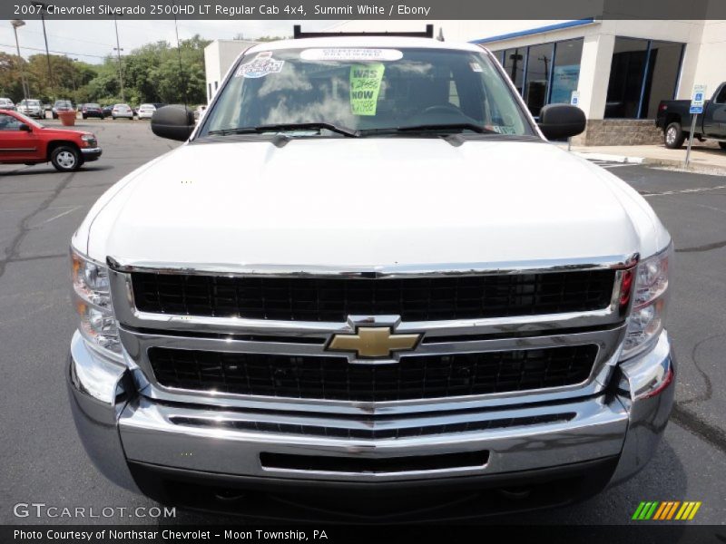 Summit White / Ebony 2007 Chevrolet Silverado 2500HD LT Regular Cab 4x4