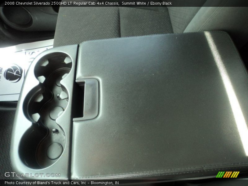 Summit White / Ebony Black 2008 Chevrolet Silverado 2500HD LT Regular Cab 4x4 Chassis