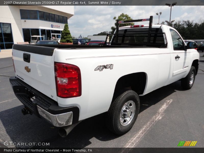 Summit White / Ebony 2007 Chevrolet Silverado 2500HD LT Regular Cab 4x4