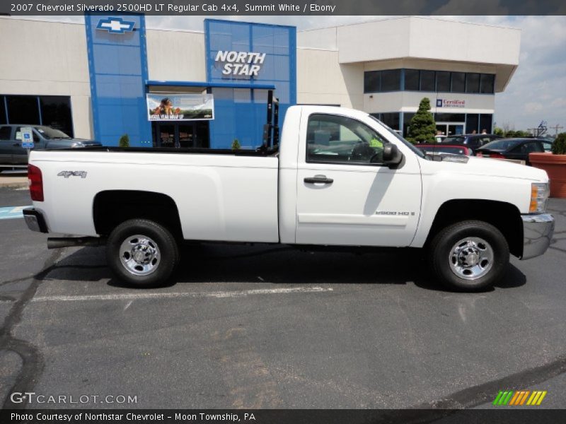Summit White / Ebony 2007 Chevrolet Silverado 2500HD LT Regular Cab 4x4