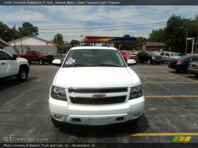 Summit White / Dark Titanium/Light Titanium 2008 Chevrolet Avalanche LT 4x4
